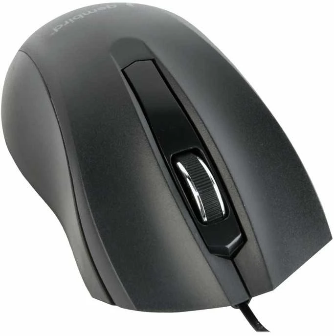 GEMBIRD MUS-3B-01 Gembird optinė pelė MUS-3B-01, 1000 DPI, USB, Juodas, 1.35m kabelio ilgis