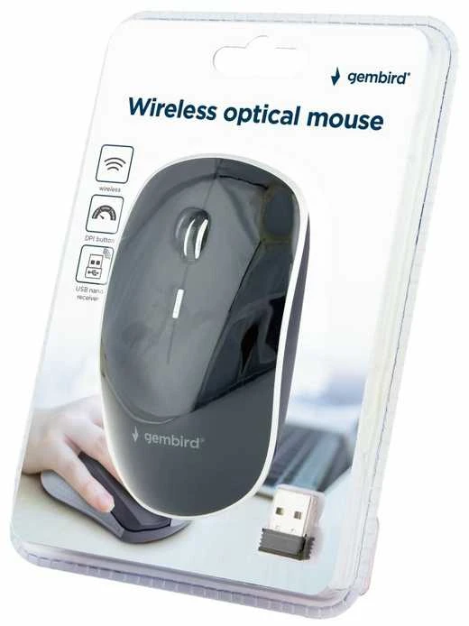 GEMBIRD MUS-6B-02 Optinė LED pelė USB juodas