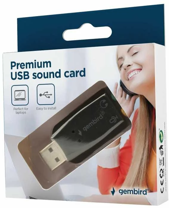 GEMBIRD SC-USB2.0-01 Gembird Premium USB garso plokštė, Virtus Plus