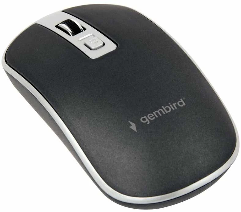 GEMBIRD MUSW-4B-06-BS Optinė belaidė pelė juodas-sidabrinis