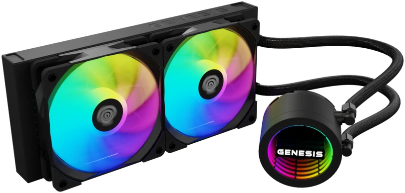 Genesis Hydria 240 ARGB juoda