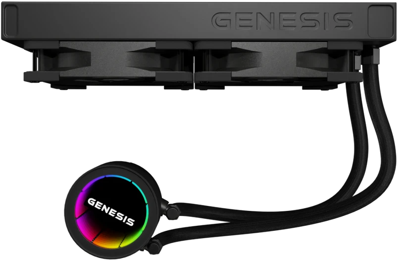 Genesis Hydria 240 ARGB juoda