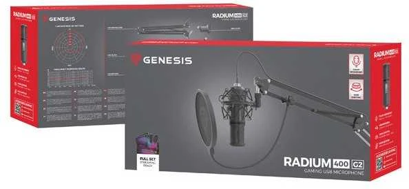 Genesis | Condenser Microphone | Radium 400 G2 | Juodas