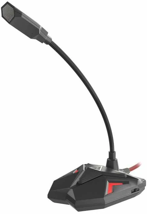 Natec Genesis | Gaming microphone | Radium 100 | Juodas ir raudona | USB 2.0