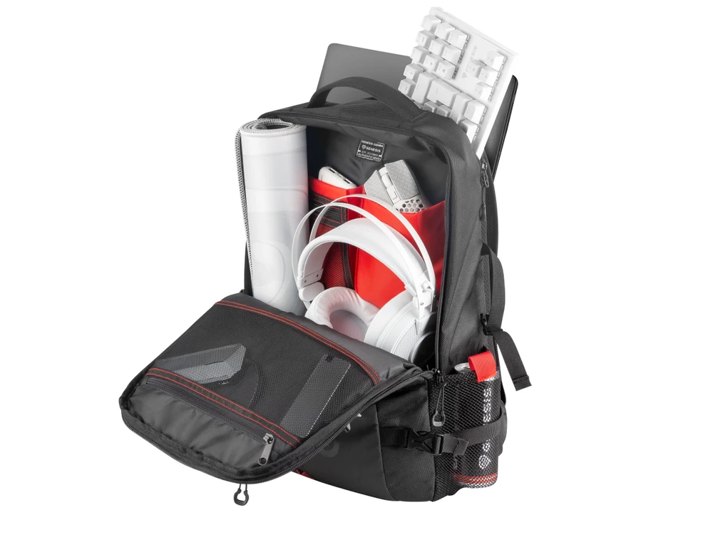 Genesis | Nešiojamas kompiuteris Backpack | Pallad 410 | Backpack | Shoulder strap | Juodas