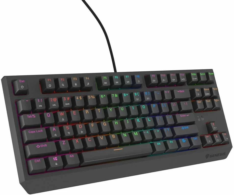 Genesis THOR 230 | Mechaninė klaviatūra žaidimams | su laidu | US | Outemu Raudona | Juodas