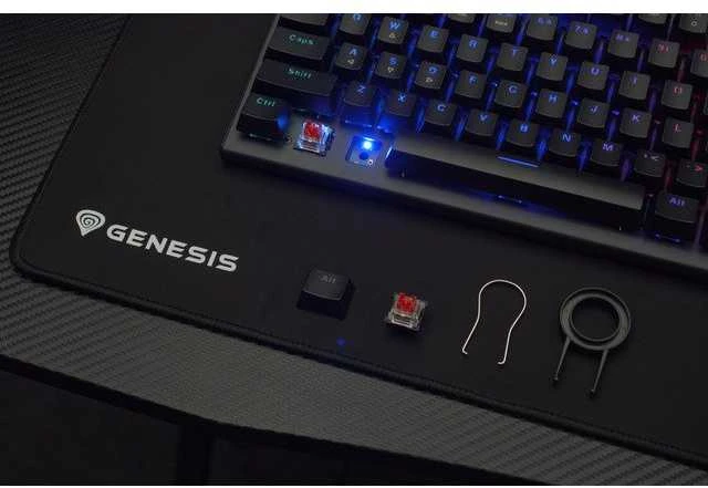 Genesis | THOR 303 TKL | Klaviatūra žaidimams | su laidu | Mechaninė | RGB LED pašvietimas | US | Replaceable "HOT SWAP" Switches