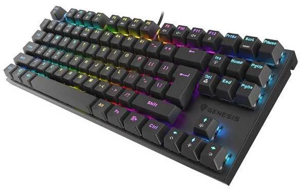 Genesis | THOR 303 TKL | Klaviatūra žaidimams | su laidu | Mechaninė | RGB LED pašvietimas | US | Replaceable "HOT SWAP" Switches