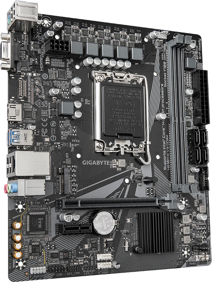 Pagrindinė plokštė Gigabyte H610M H V3 DDR4