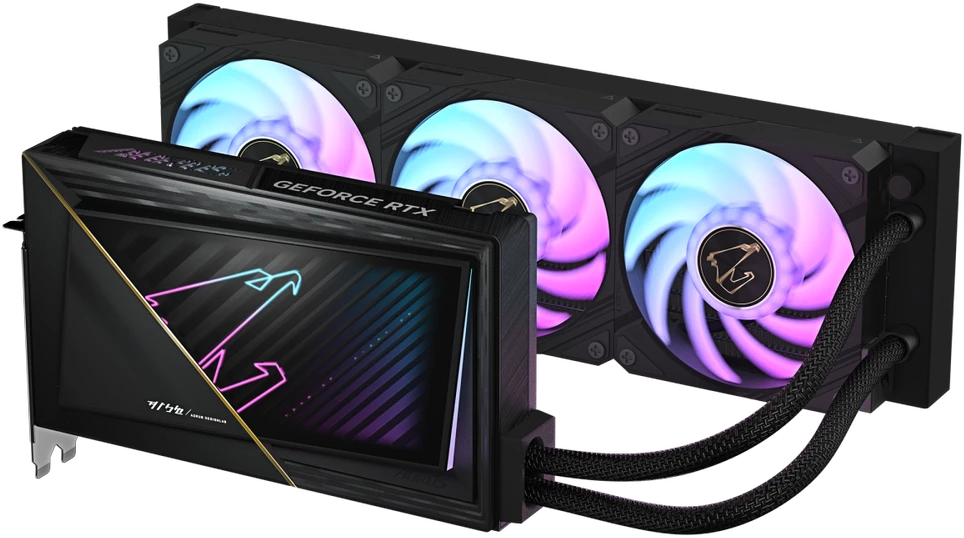 Vaizdo plokštė Gigabyte AORUS GeForce RTX 5090 XTREME WATERFORCE 32G | NVIDIA | 32 GB | GeForce RTX 5090 | GDDR7 | HDMI jungtys kiekis 1 | PCI-E 5.0