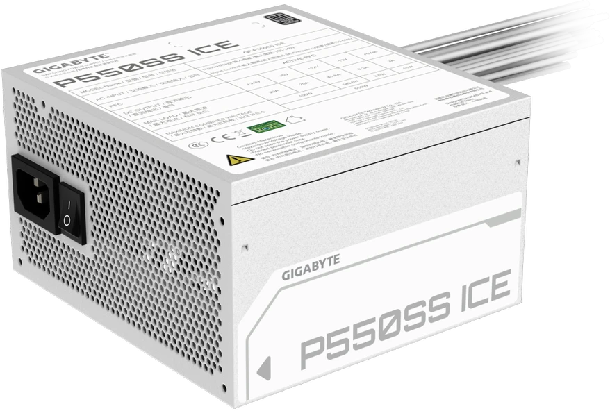 Gigabyte Gigabaito maitinimo šaltinis | GP-P550SS ICE GEU1 | 550 W