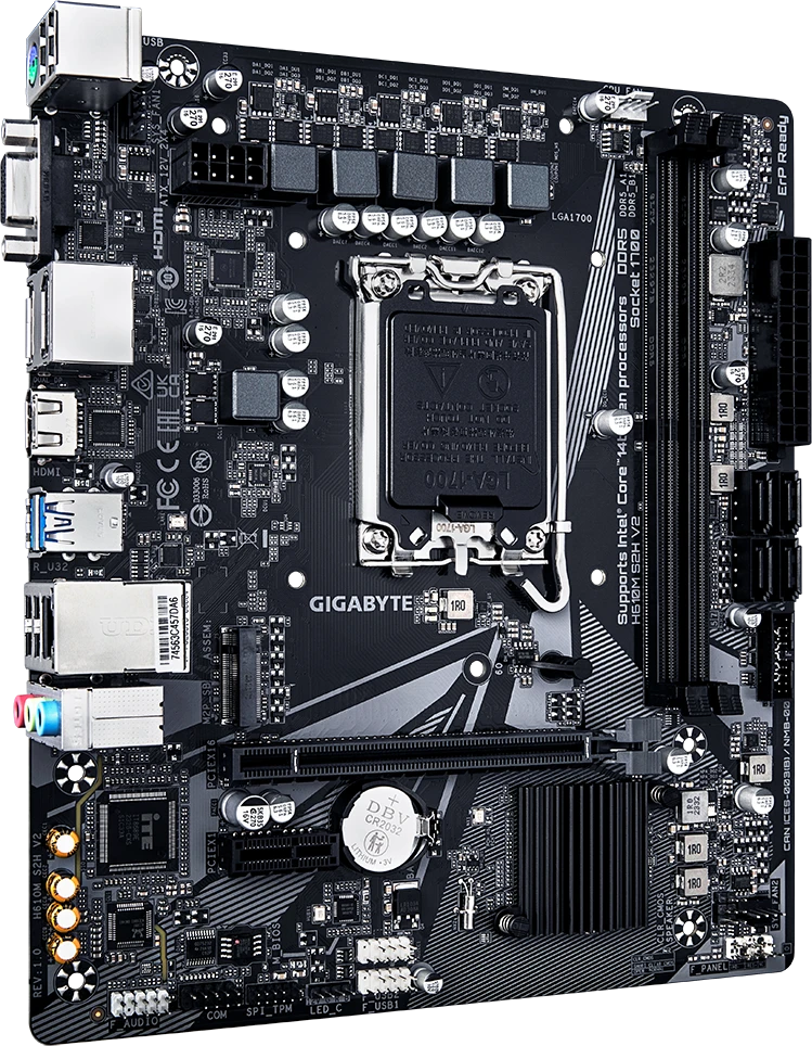 Pagrindinė plokštė GIGABYTE H610M S2H V2