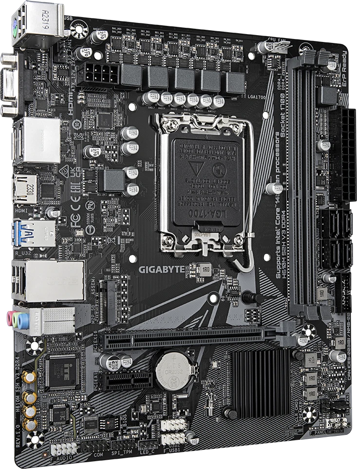 Pagrindinė plokštė GIGABYTE H610M S2H V3 DDR4