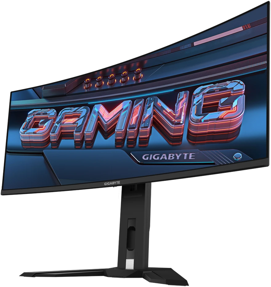 Monitorius Gigabyte | MO34WQC2 EK1 | 34" | OLED | WQHD | 240 Hz | 0,03 ms | 3440 x 1440 pikselių | 250 cd/m² | HDMI jungčių kiekis: 2