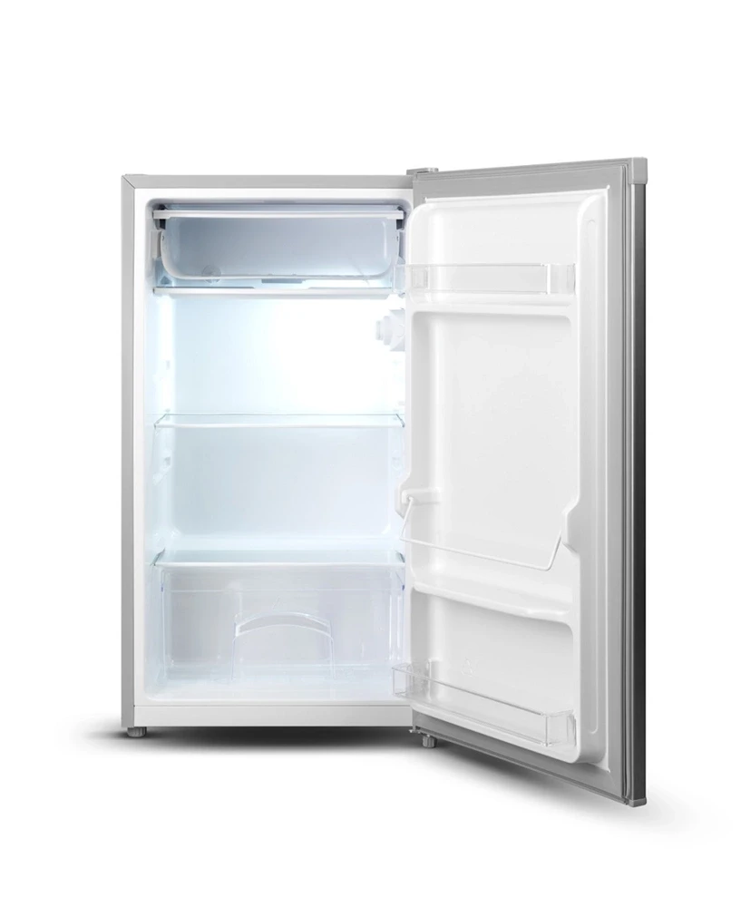 Goddess Šaldytuvas | GODRSE085GS8SSE | Energy efficiency class E | Free standing | Larder | Height 85 cm | Šaldytuvas net capacity 90 L | 39 dB | Sidabrinis