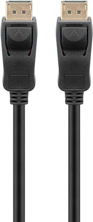 DisplayPort kabelio jungtys su fiksatoriais