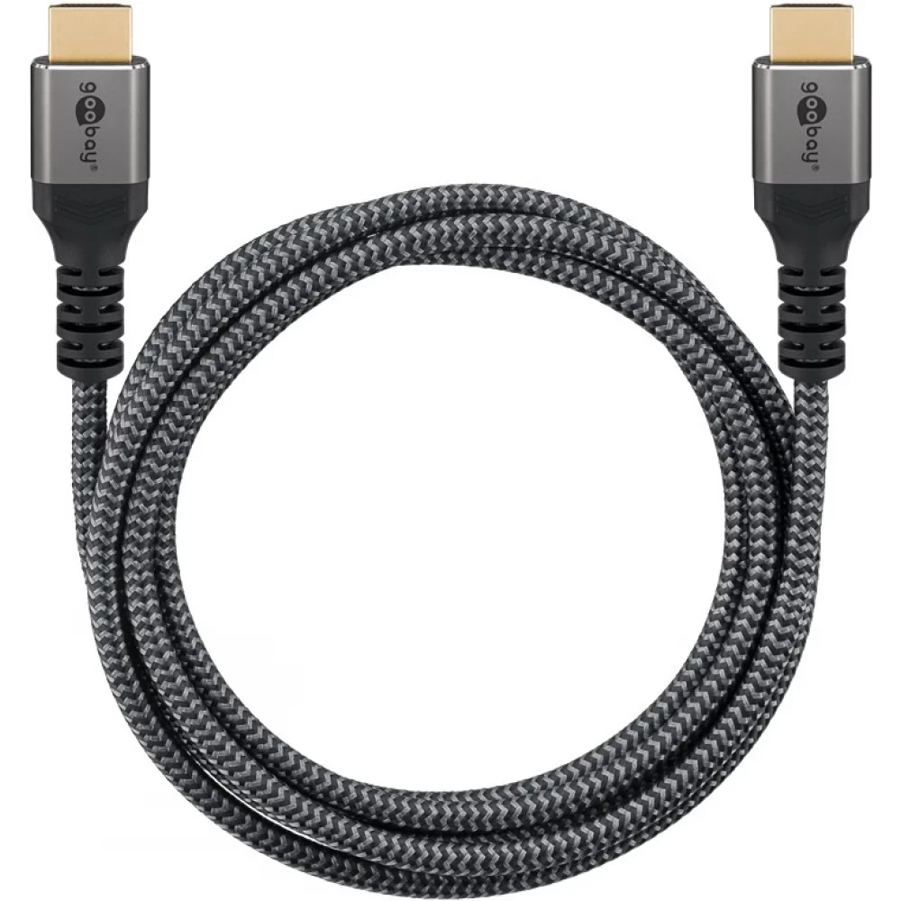 „Goobay“ didelės spartos HDMI kabelis su eternetu | HDMI–HDMI | 1 m