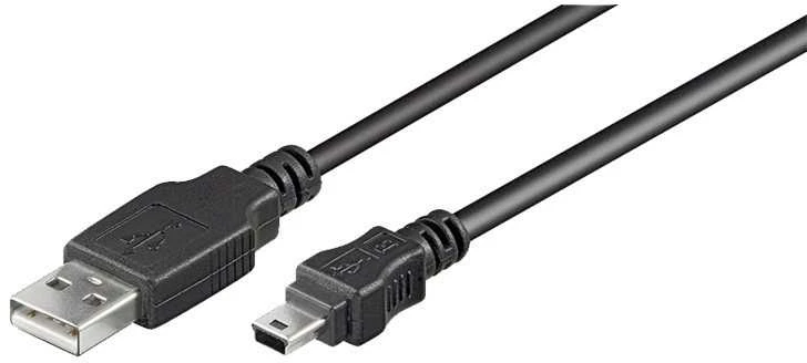 Goobay | USB 2.0 Hi-Speed kabelis | USB-A į mini-USB USB 2.0 kištukas (A tipas) | USB 2.0 mini vyriškas (B tipas, 5 kontaktų)