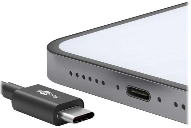 „Goobay“ USB-C įkrovimo ir sinchronizavimo laidas, 0,5 m | 66316