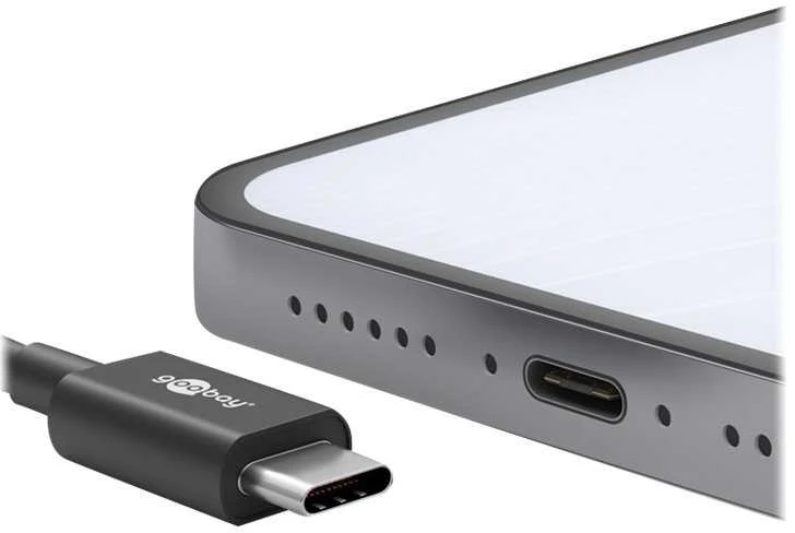 Goobay | USB-C įkrovimo ir sinchronizavimo kabelis (USB-A > USB-C) | 59124 | USB 2.0 kištukas (A tipas)