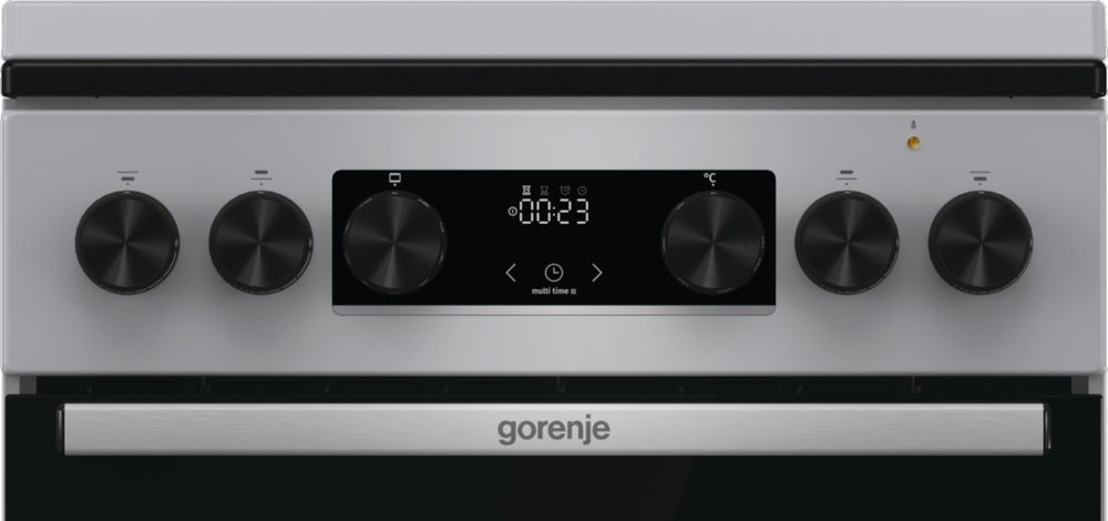 Viryklė Gorenje Cooker | GK5C42SH | Hob type Gas | Oven type Electric | Pilkas | Plotis 50 cm | Gylis 59.4 cm | 70 L