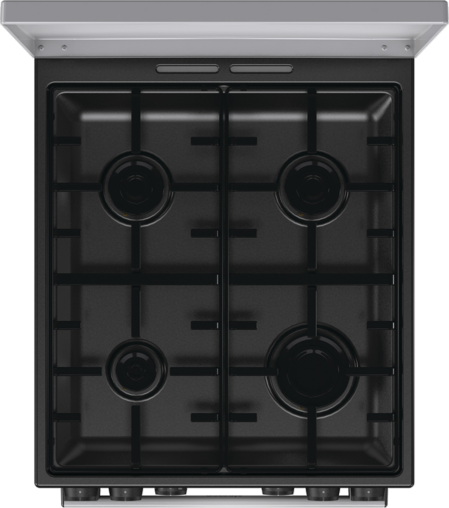 Viryklė Gorenje Cooker | GK5C42SH | Hob type Gas | Oven type Electric | Pilkas | Plotis 50 cm | Gylis 59.4 cm | 70 L