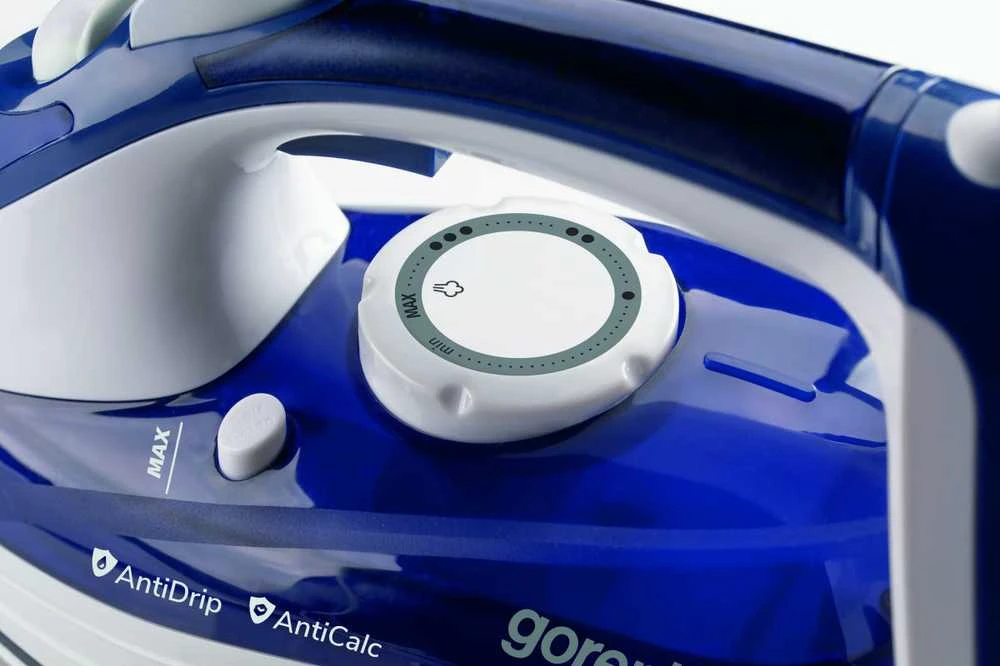 Gorenje | Garų lygintuvas | SIH2600BLC | Garų lygintuvas | 2600 W | Vanduo tank capacity 350 ml | Continuous steam 30 g/min | Steam boost performance 95 g/min | Mėlyna/Baltas