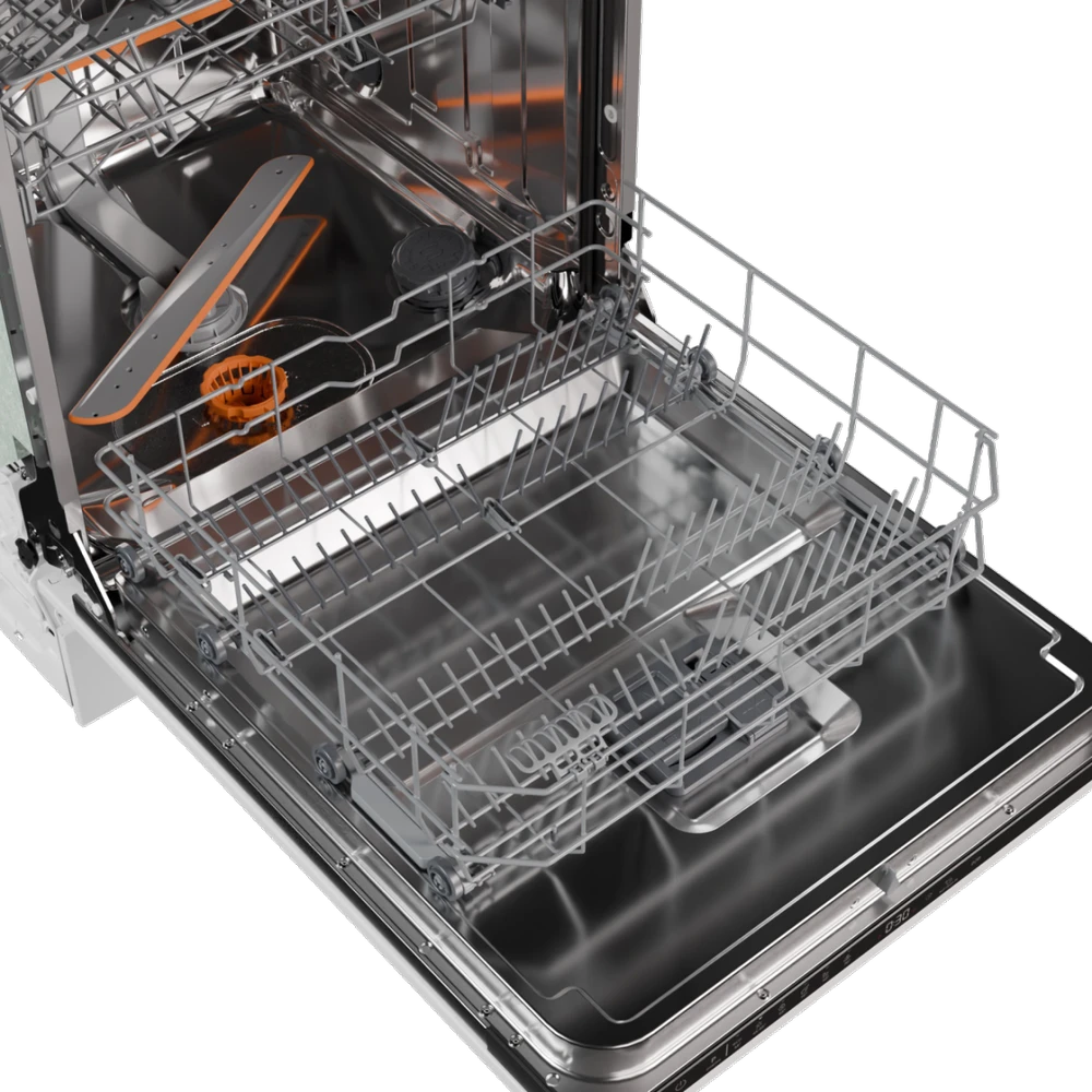 Gorenje Indaplovė | GV16D5 | Built-in | Plotis 59.8 cm | Number of place settings 16 | Number of programs 6 | Energy efficiency class D | Ekranas | AquaStop function