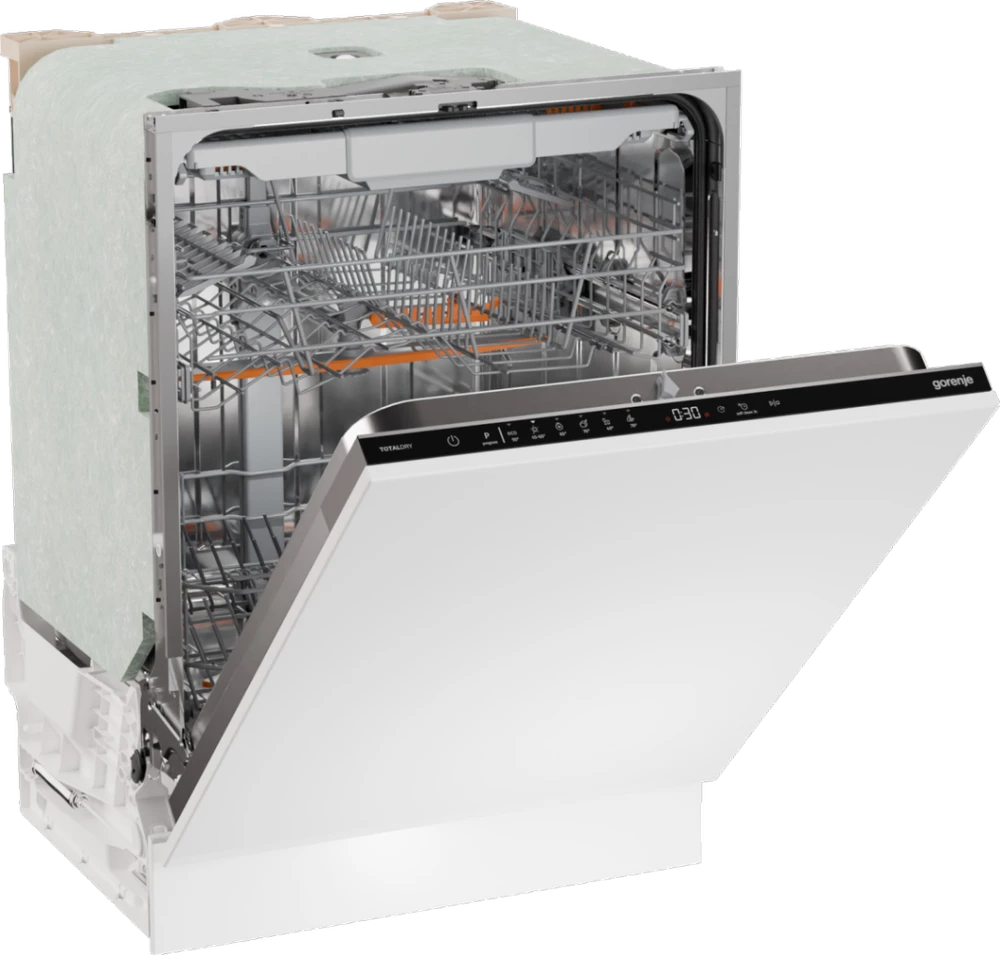 Gorenje Indaplovė | GV16D5 | Built-in | Plotis 59.8 cm | Number of place settings 16 | Number of programs 6 | Energy efficiency class D | Ekranas | AquaStop function