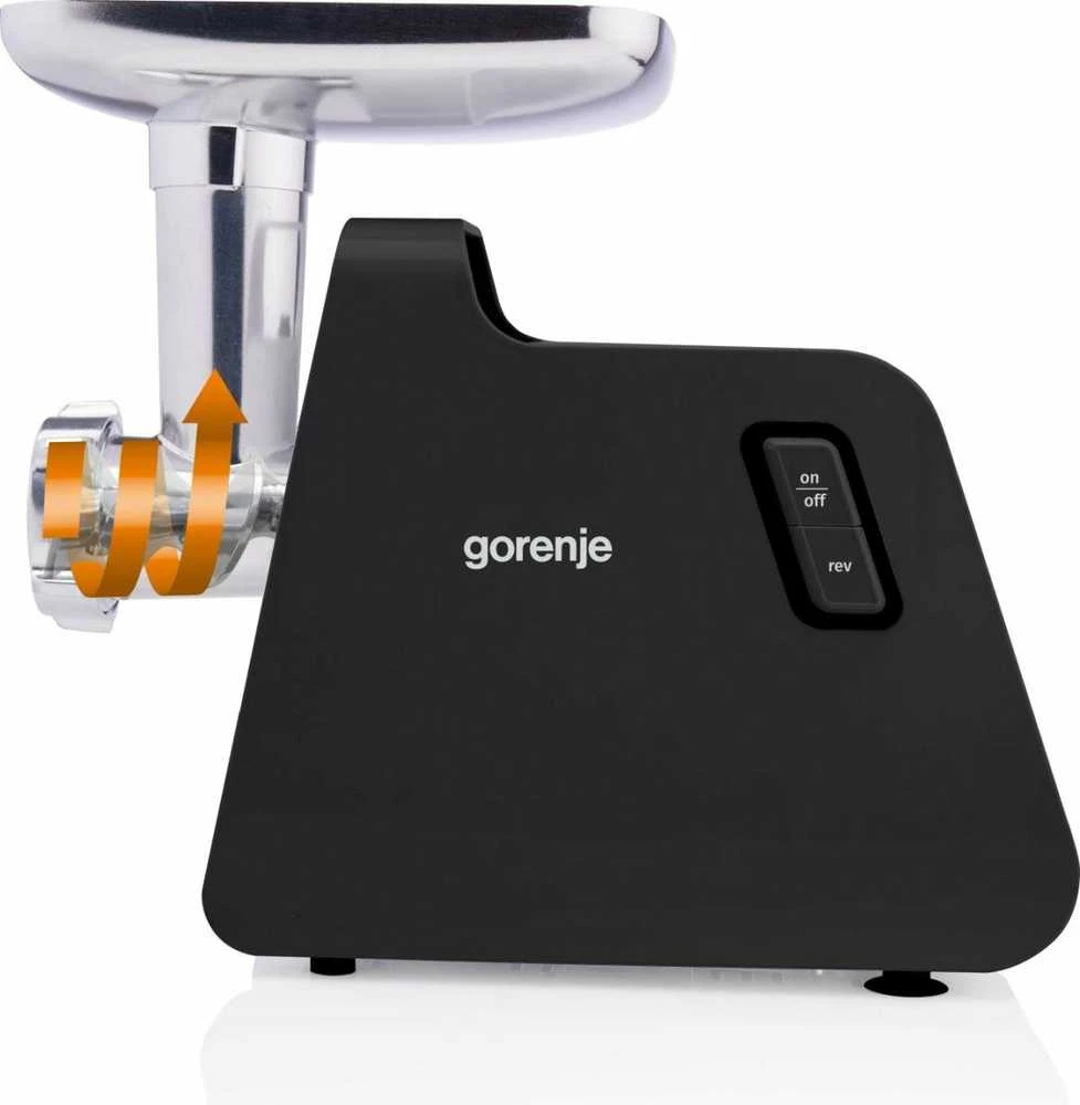 Mėsmalė Gorenje Meat grinder | MG2001SB | Juodas/Stainless Steel | 2000 W | Greičių skaičius 1 | Throughput (kg/min) 2.6