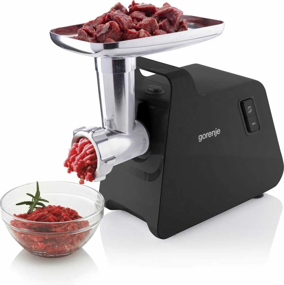 Mėsmalė Gorenje Meat grinder | MG2001SB | Juodas/Stainless Steel | 2000 W | Greičių skaičius 1 | Throughput (kg/min) 2.6