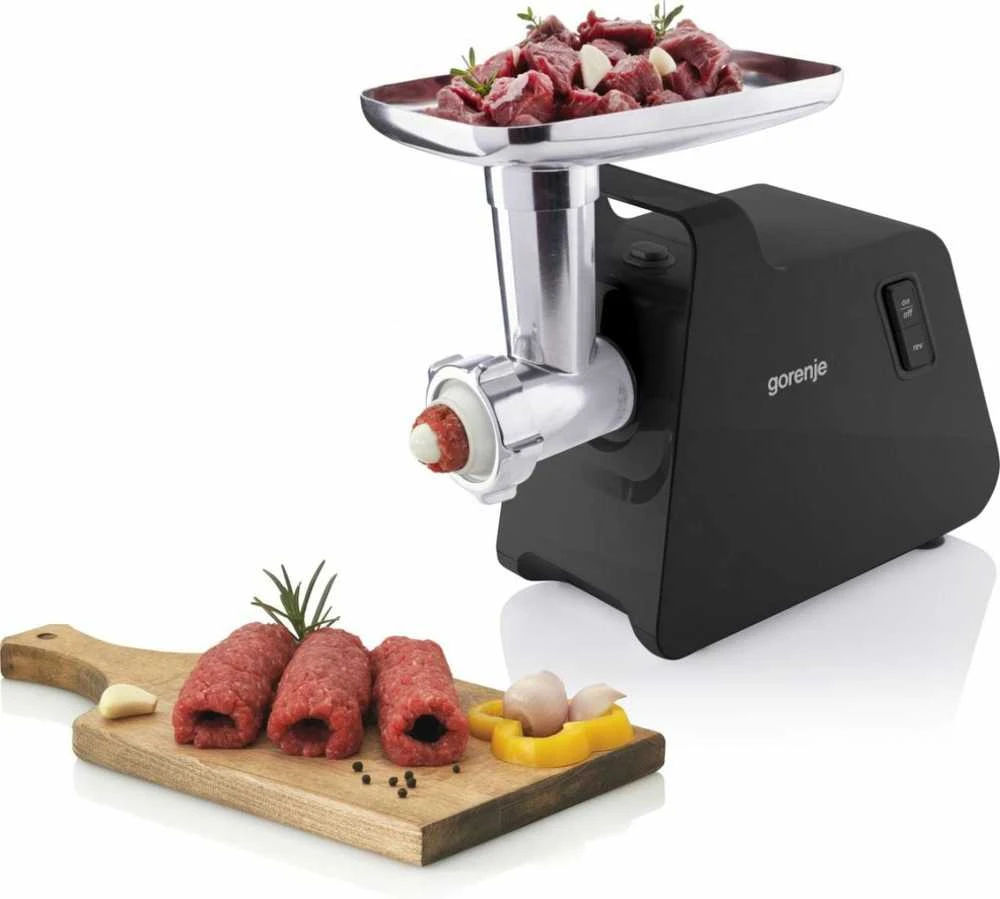 Mėsmalė Gorenje Meat grinder | MG2001SB | Juodas/Stainless Steel | 2000 W | Greičių skaičius 1 | Throughput (kg/min) 2.6