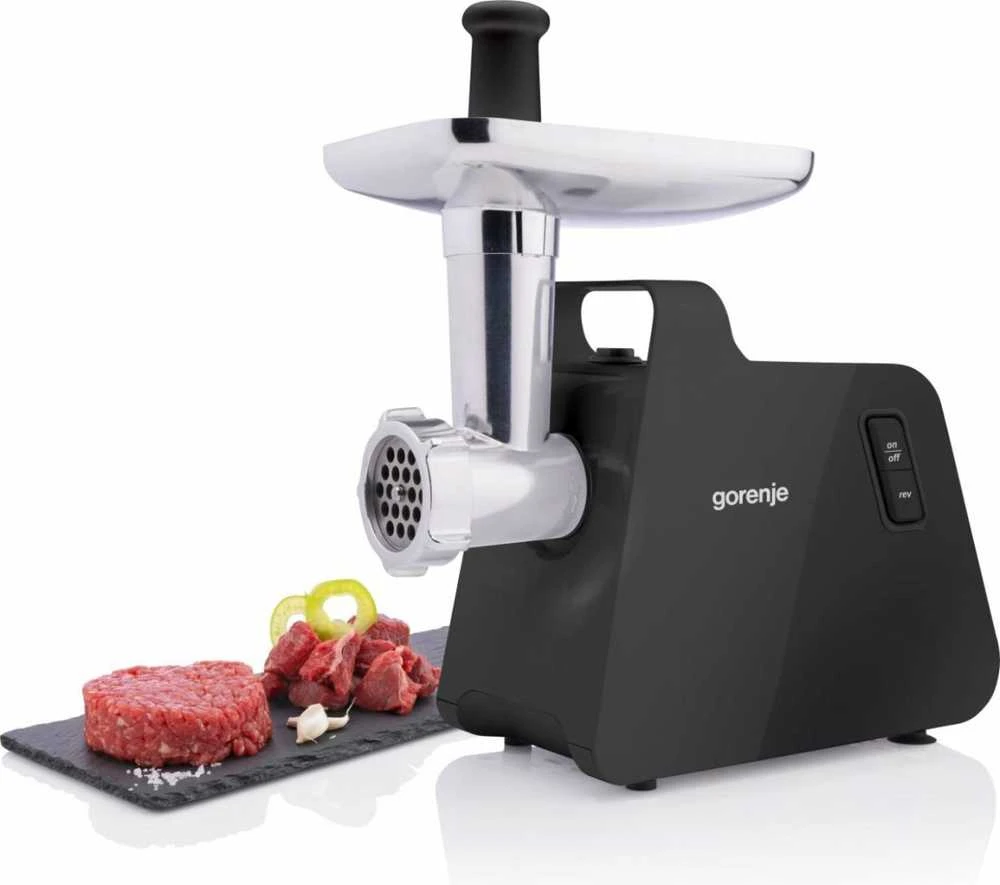 Mėsmalė Gorenje Meat grinder | MG2001SB | Juodas/Stainless Steel | 2000 W | Greičių skaičius 1 | Throughput (kg/min) 2.6