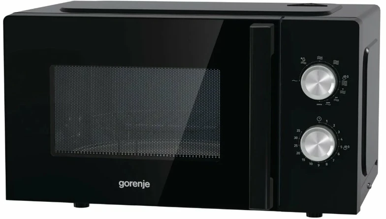 Mikrobangų krosnelė Gorenje | Microwave Oven | MO20E2BH | Free standing | 800 W | 20 L | Grilis | Juodas
