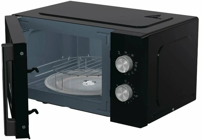 Mikrobangų krosnelė Gorenje | Microwave Oven | MO20E2BH | Free standing | 800 W | 20 L | Grilis | Juodas