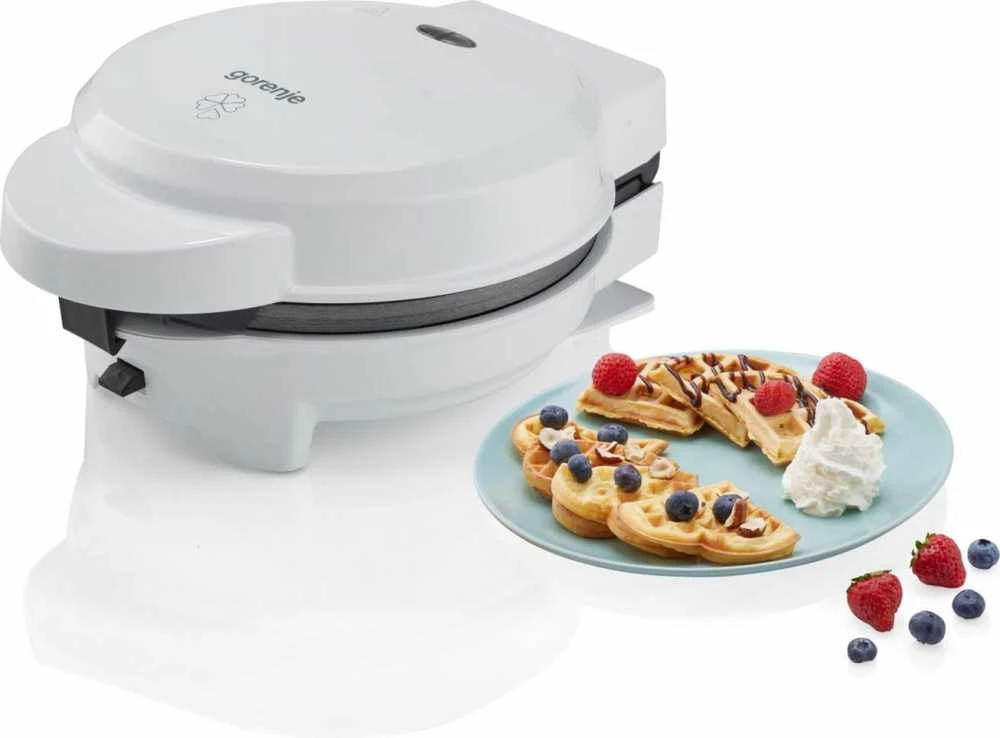 Vaflinė Gorenje | Mini Grilis | WM701W | 700 W | Number of pastry 5 | Heart shaped | Baltas