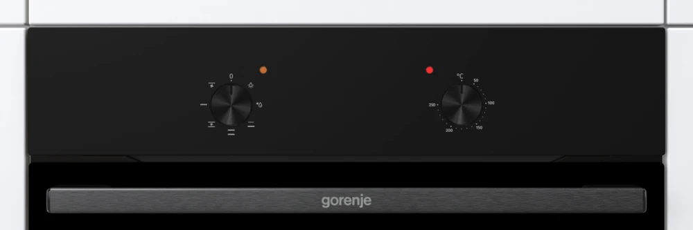 Gorenje orkaitė | BO6615E01B | 60 l | Elektrinė | Emalio valymas | Paspaudžiami mygtukai | Konvekcinė | Aukštis 59,5 cm | Plotis 59,5 cm | Juodas