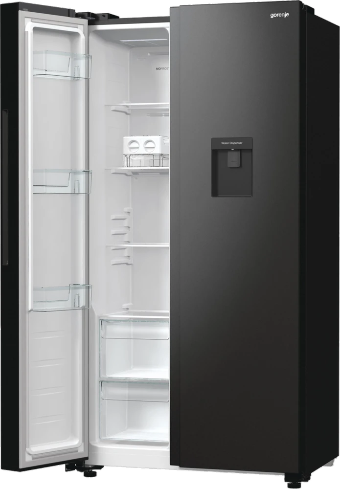 Gorenje NRR9185EABXLWD -Side By Side, musta