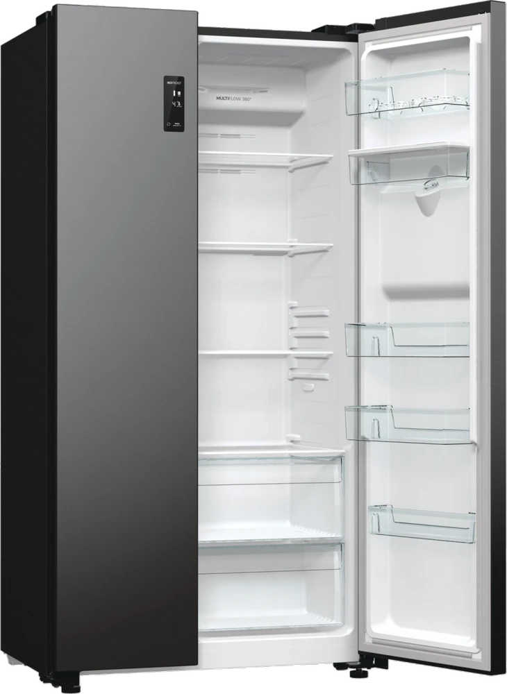 Gorenje NRR9185EABXLWD -Side By Side, musta