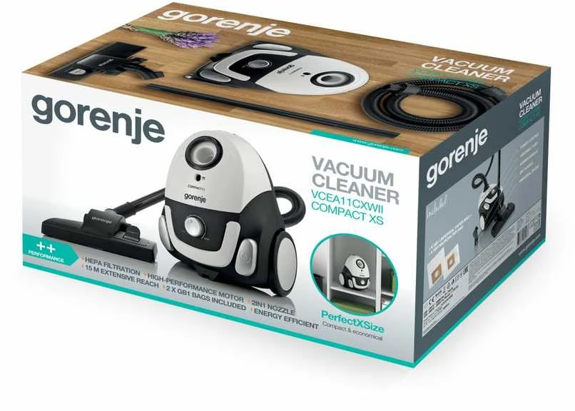 Dulkių siurblys Vacuum Cleaner Gorenje VCEA11CXWII