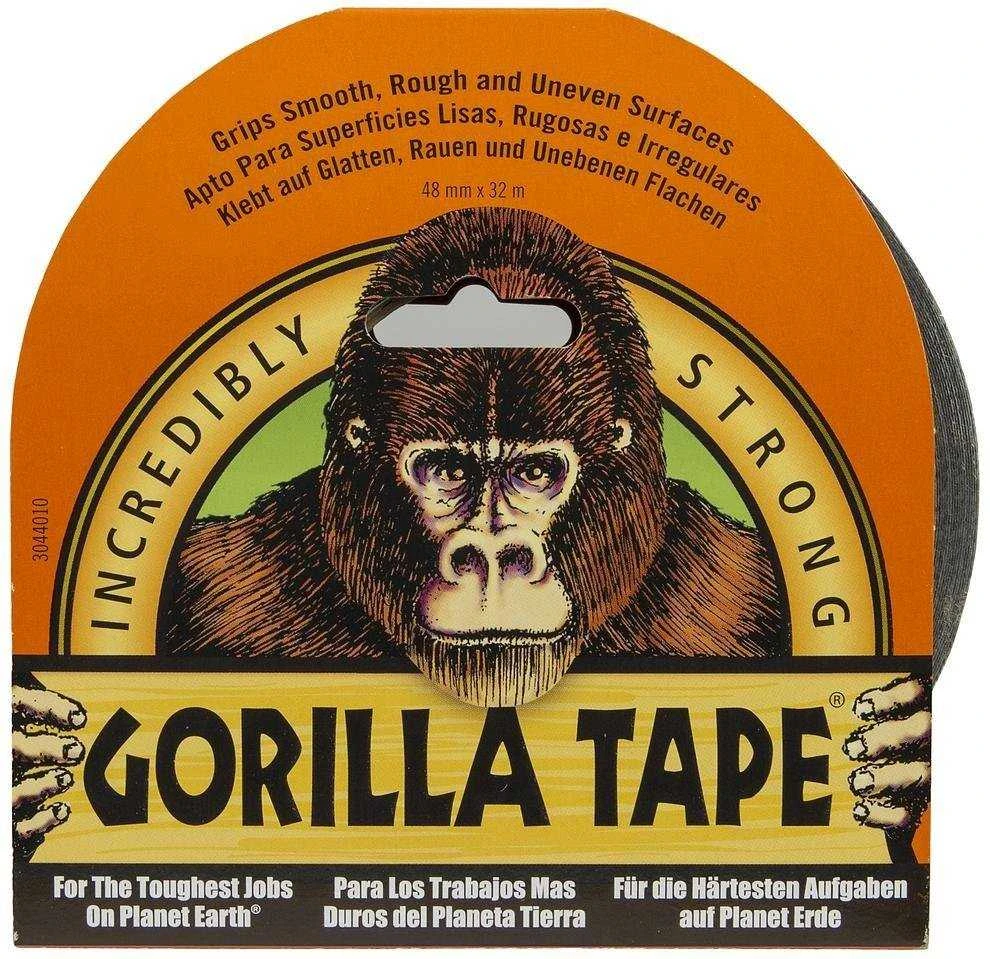 Gorilla Tape izoliacinė juosta juoda 4.77cm × 32m