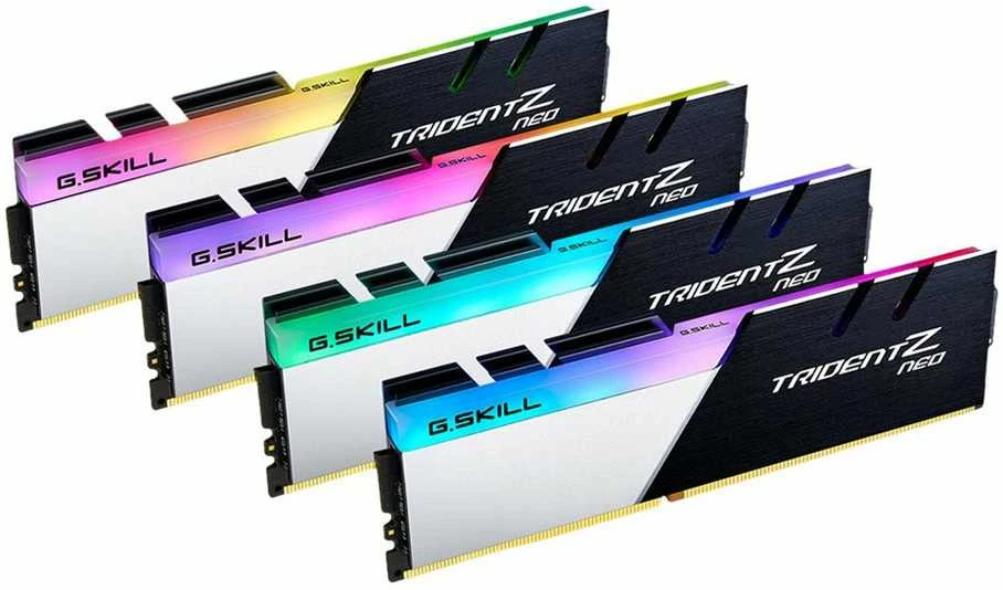 RAM G.SKILL F4-3600C16D-16GTZNC G.Skill Trident Z Neo (skirta AMD) DDR4 16GB (2x8GB) 3600MHz CL16 1.35V XMP 2.0