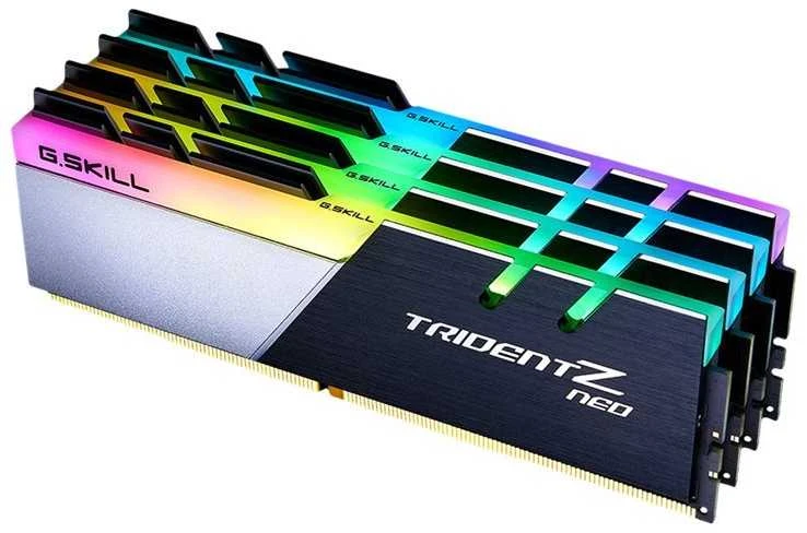RAM G.SKILL F4-3600C16D-16GTZNC G.Skill Trident Z Neo (skirta AMD) DDR4 16GB (2x8GB) 3600MHz CL16 1.35V XMP 2.0