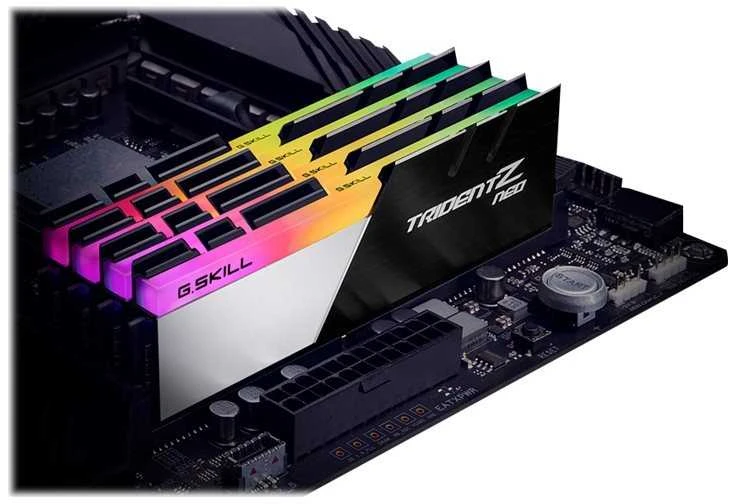 RAM G.SKILL F4-3600C16D-32GTZNC G.Skill Trident Z Neo (skirta AMD) DDR4 32GB (2x16GB) 3600MHz CL16 1.35V XMP 2.0