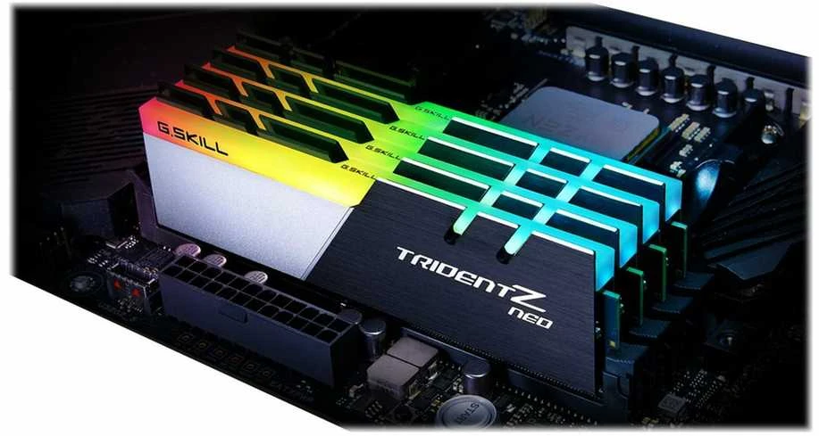 RAM G.SKILL F4-3600C16D-32GTZNC G.Skill Trident Z Neo (skirta AMD) DDR4 32GB (2x16GB) 3600MHz CL16 1.35V XMP 2.0