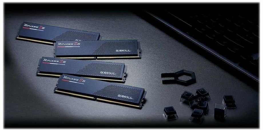 RAM G.Skill | Ripjaws S5 | 32 GB | DDR5 | 5600 MHz | PC/serveris | Registracijos Nr. | ECC Nr
