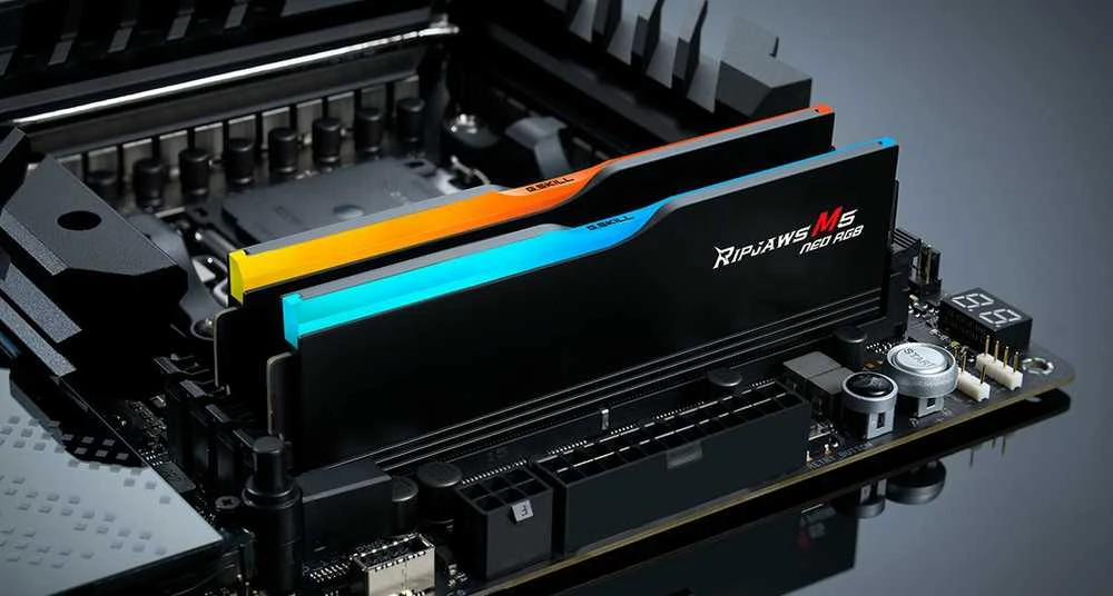 G.Skill | Ripjaws M5 Neo RGB | 32 GB | DDR5 | 6000 MHz | Kompiuteris/serveris | Registracijos Nr. | ECC Nr.