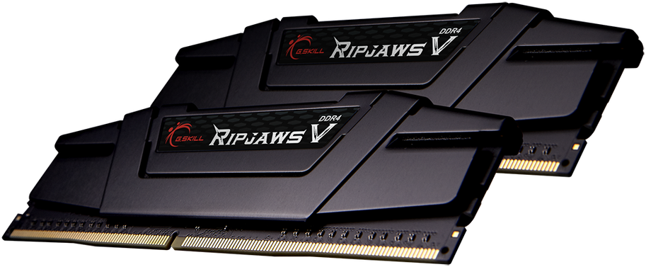 RAM G.SKILL F4-3200C16D-64GVK G.Skill RipjawsV DDR4 64GB (2x32GB) 3200MHz CL16 1.35V XMP 2.0