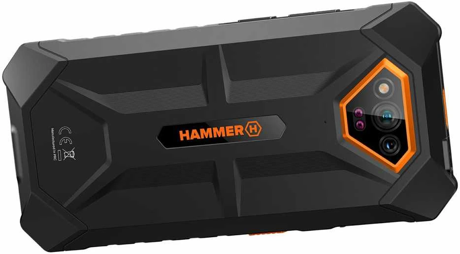 Išmanusis telefonas MyPhone Hammer Iron V, 4G, 6/64GB, oranžinis