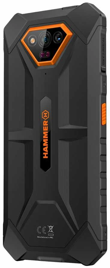 Išmanusis telefonas MyPhone Hammer Iron V, 4G, 6/64GB, oranžinis